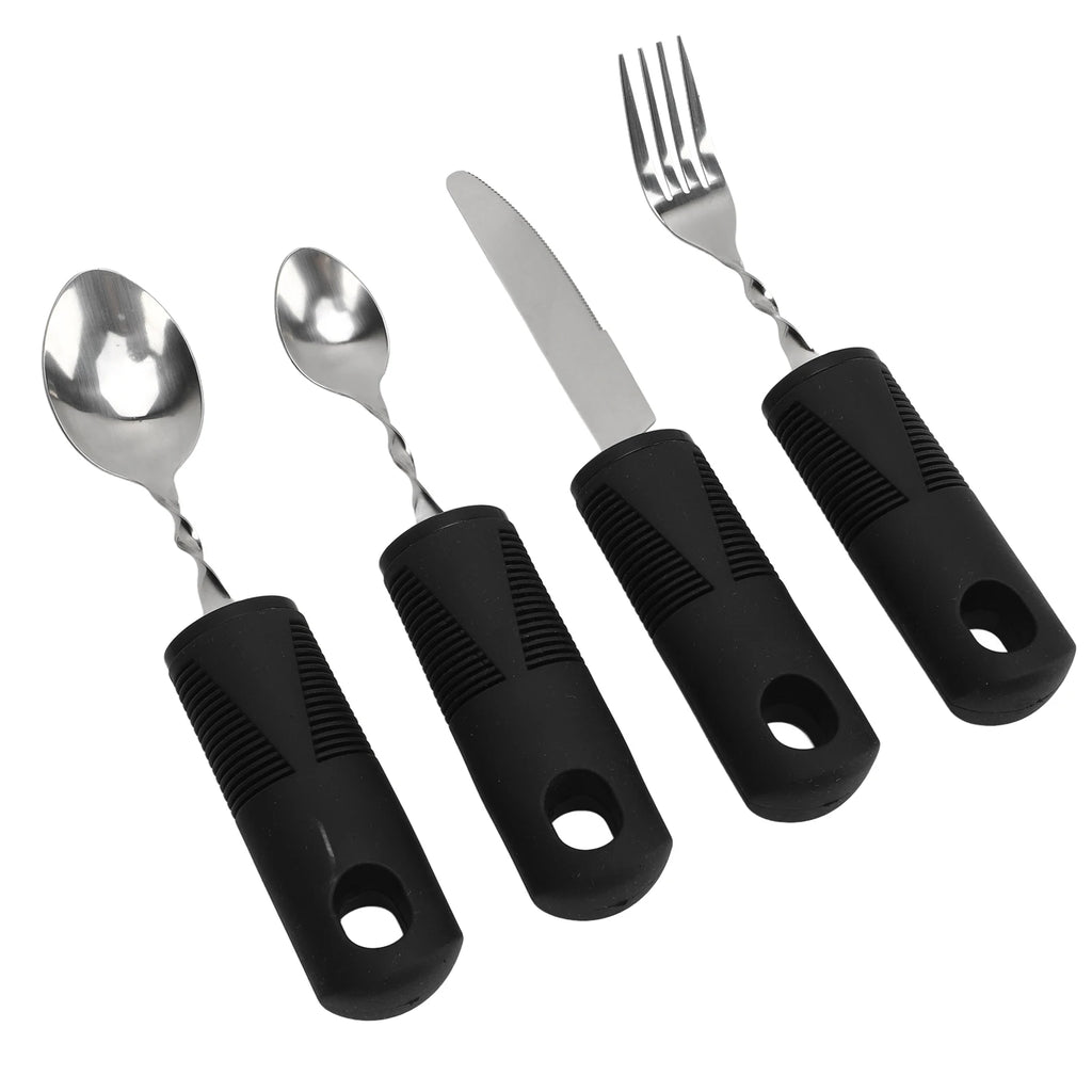 4Pcs Handle Cutlery Set Stainless Steel Tableware Set Kitchen Knife