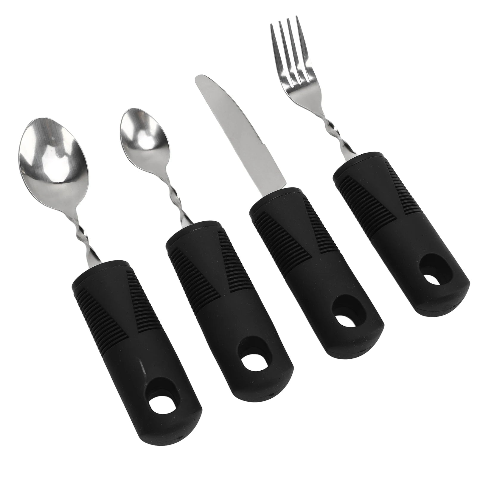 4Pcs Handle Cutlery Set Stainless Steel Tableware Set Kitchen Knife