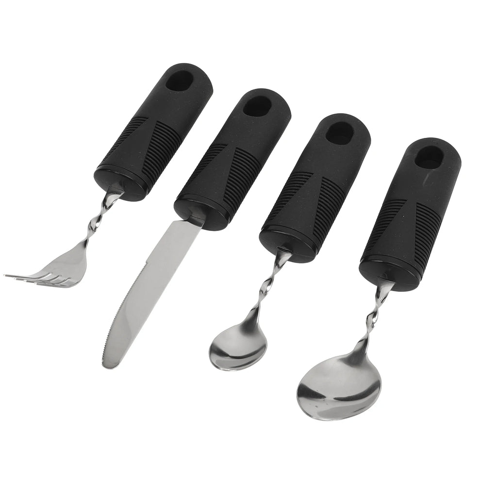 4Pcs Handle Cutlery Set Stainless Steel Tableware Set Kitchen Knife