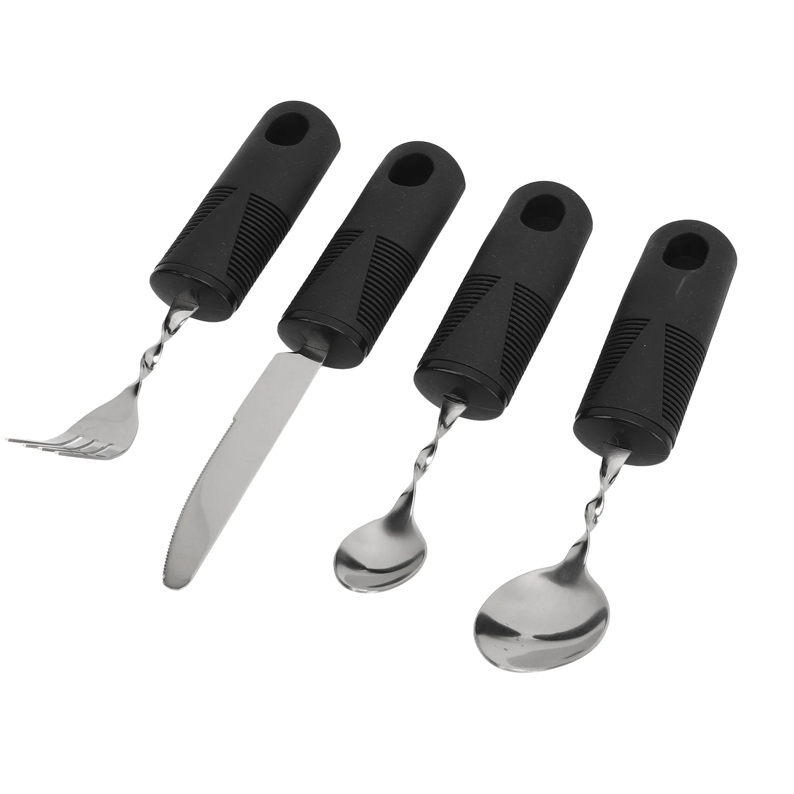 4Pcs Handle Cutlery Set Stainless Steel Tableware Set Kitchen Knife