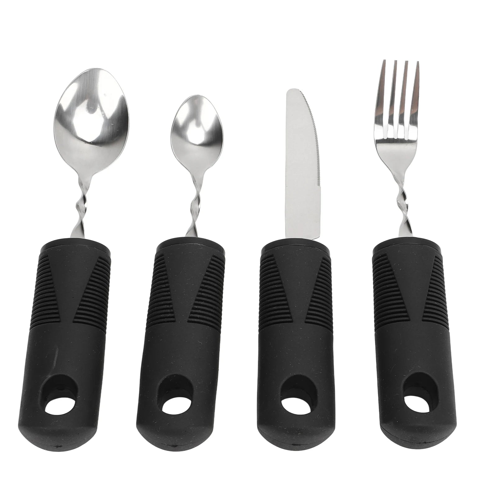 4Pcs Handle Cutlery Set Stainless Steel Tableware Set Kitchen Knife